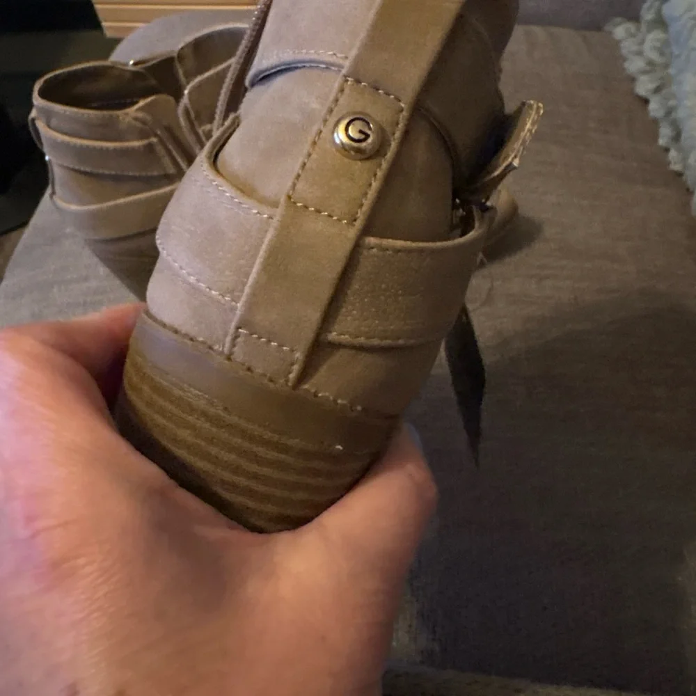Guess Women's Tan Ankle Booties - Picture 3 of 5